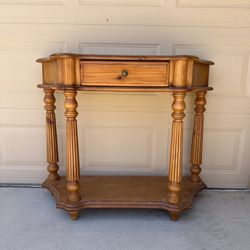 Wood Console Table 
