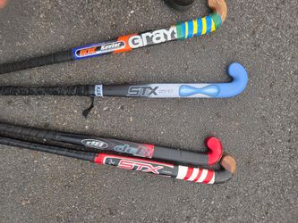 Fieldhockey.  Sticks