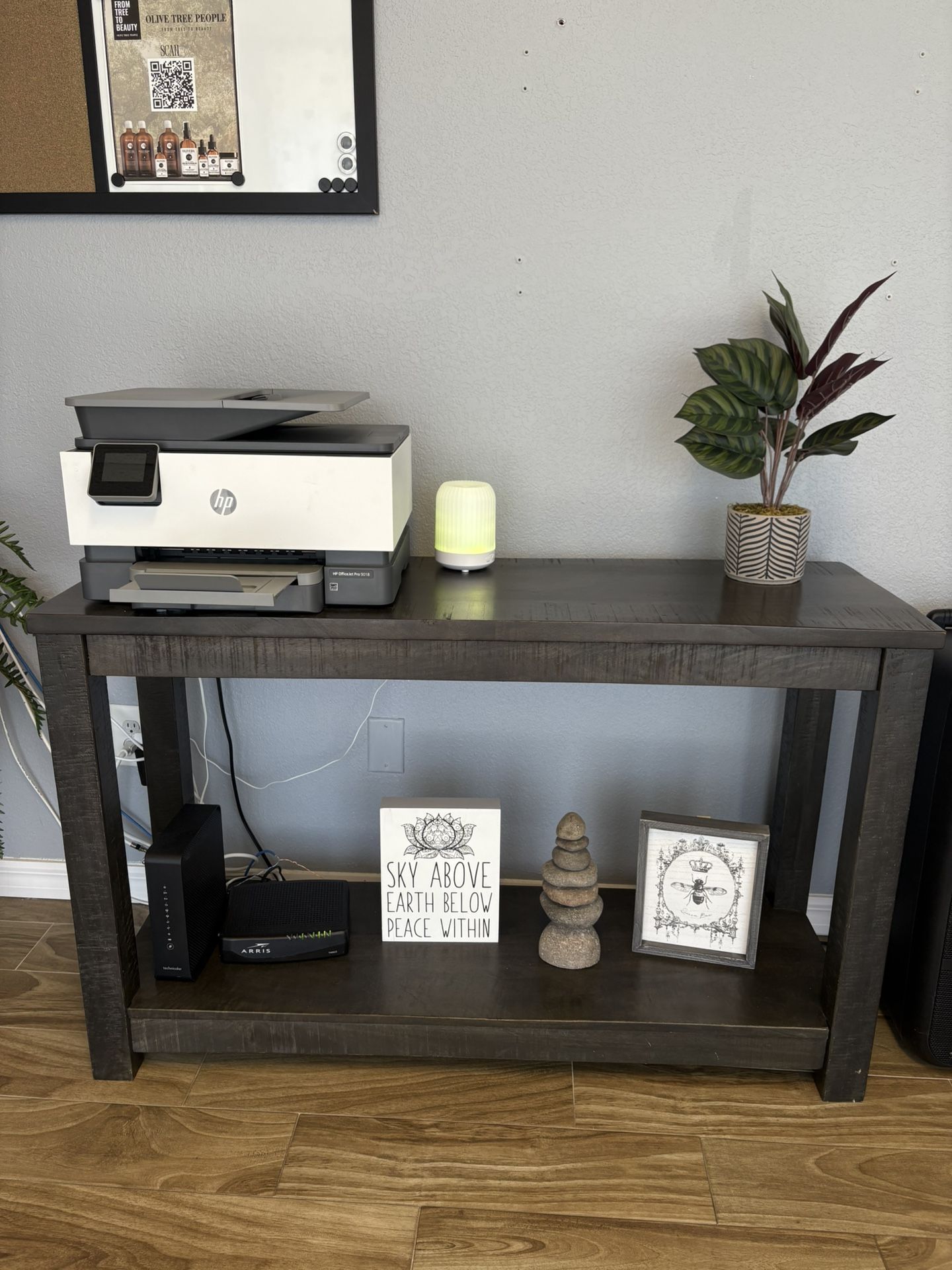 Pier 1 Imports Dark Wood Console Table / Entryway Table