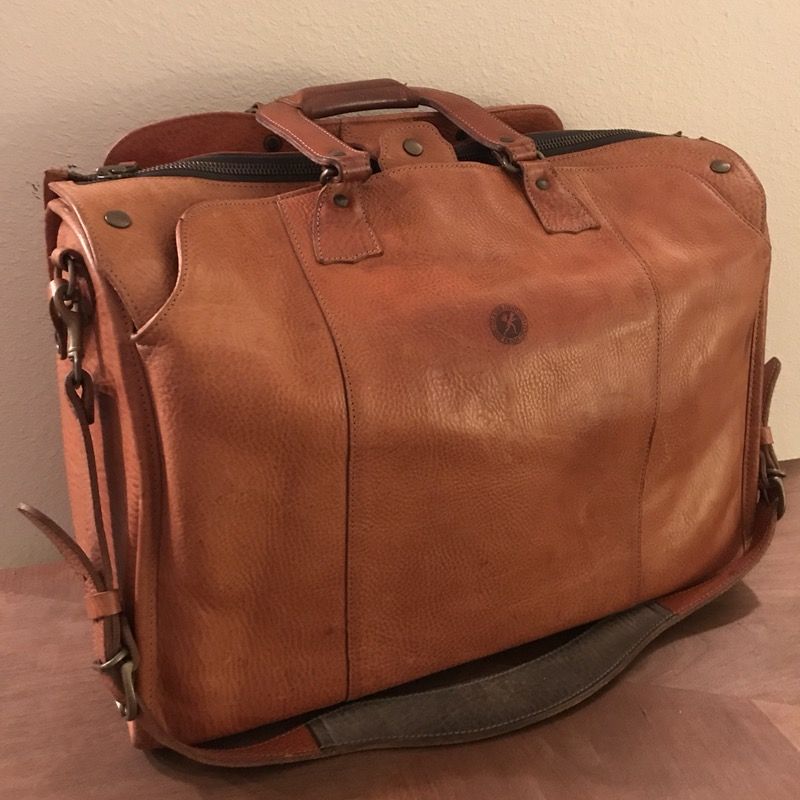 Beautiful Glaser Designs Litigation Bag/briefcase (saddle leather)