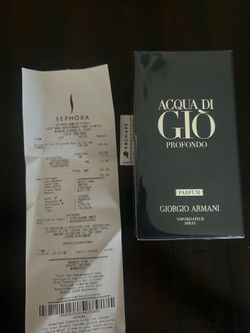 Brand New Giorgio Armani Acqua Di Giò Profondo Parfum (100ml/3.3oz) - 100% Authentic