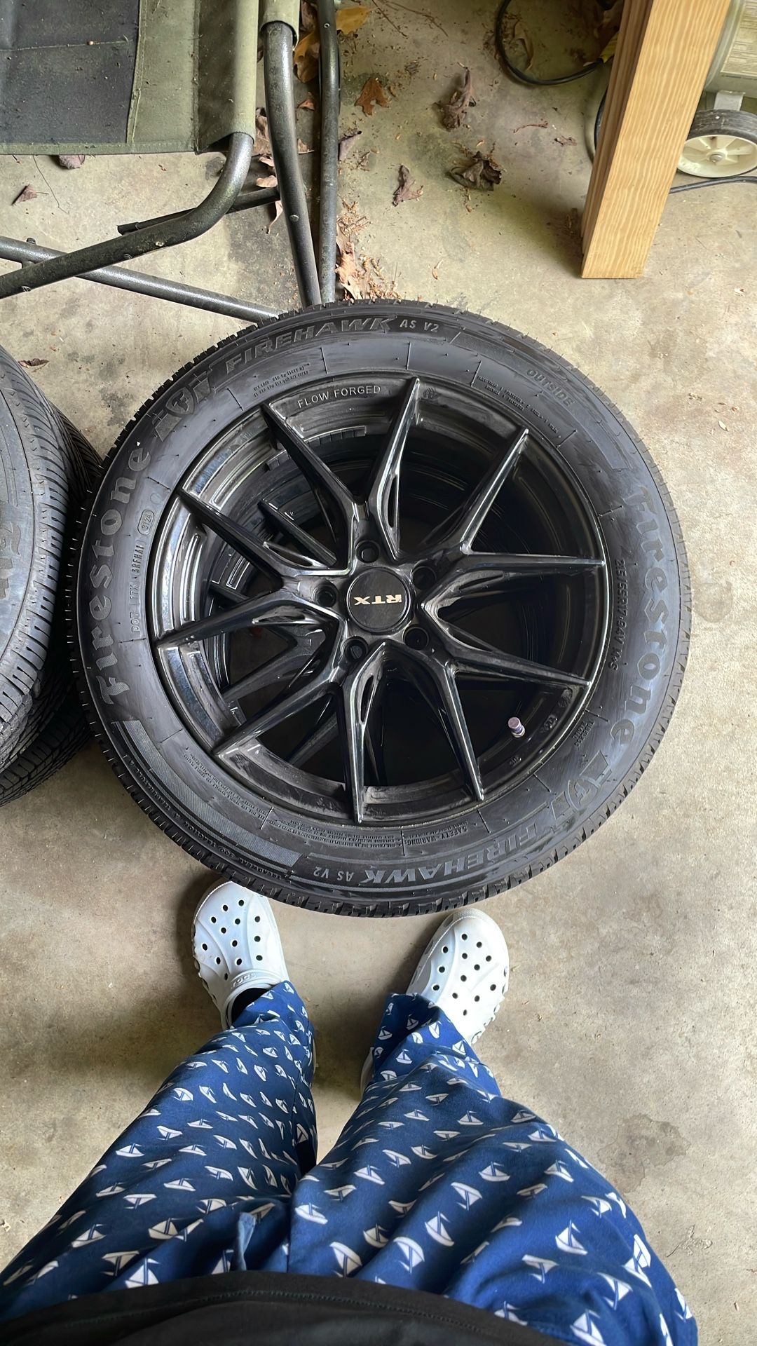Premium RTX 17' Rims On Firestone Firehawk ASV2 Tires