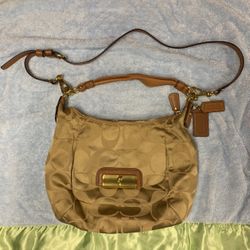  Coach Kristin Signature Sateen Hobo # 16805