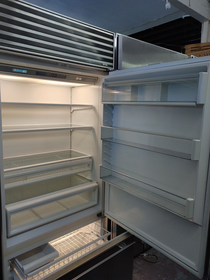 Sub Zero 36" stainless steel built in French door refrigerator
