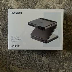Aurzen ZIP Tri-Fold Portable Projector