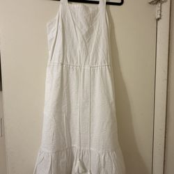 A New Day White Knee Length Dress