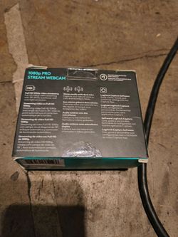 Brand new Logitech 1080p PRO STREAM WEBCAM