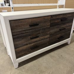 6 Drawer two tone dresser Only $199!!!