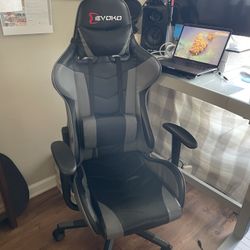 Devoko Ergonomic Gaming Chair Racing Style Gray