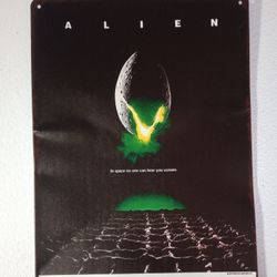 Metal Sign Vintage Aliens Movie Cinema Wall Art Room Aesthetic