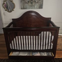 Crib real wood and converter