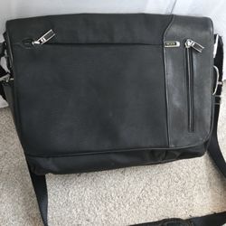 Tumi Briefcase Black With Leather Accent
