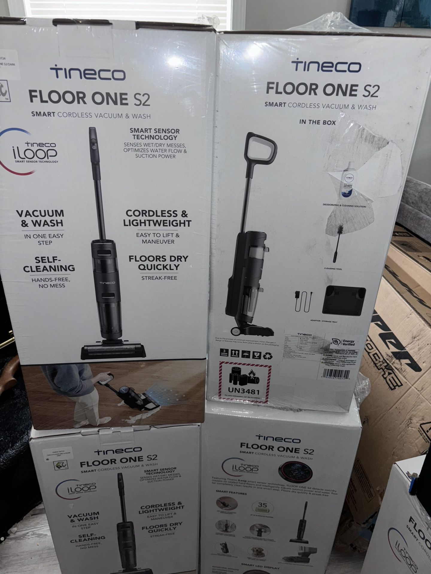 Tine o FLOOR ONE S2 Smart Cordless Wet/Dry Vacuum Cleaner and Floor Washer