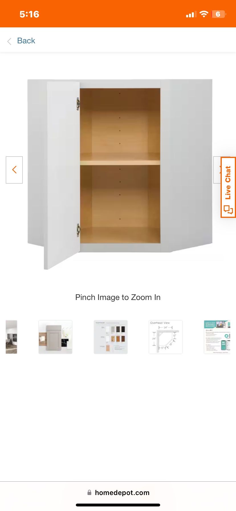 Corner Cabinet Dove Gray