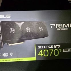 GEFORCE RTX 4070 TI SUPER Asus PRIME | OC Edition 16GB | Negotiable
