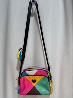 Betsey Johnson Be Mine Crossbody with AirPod Case Multicolor