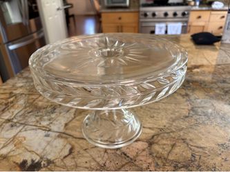 VINTAGE INDIANA GLASS CAKE STAND