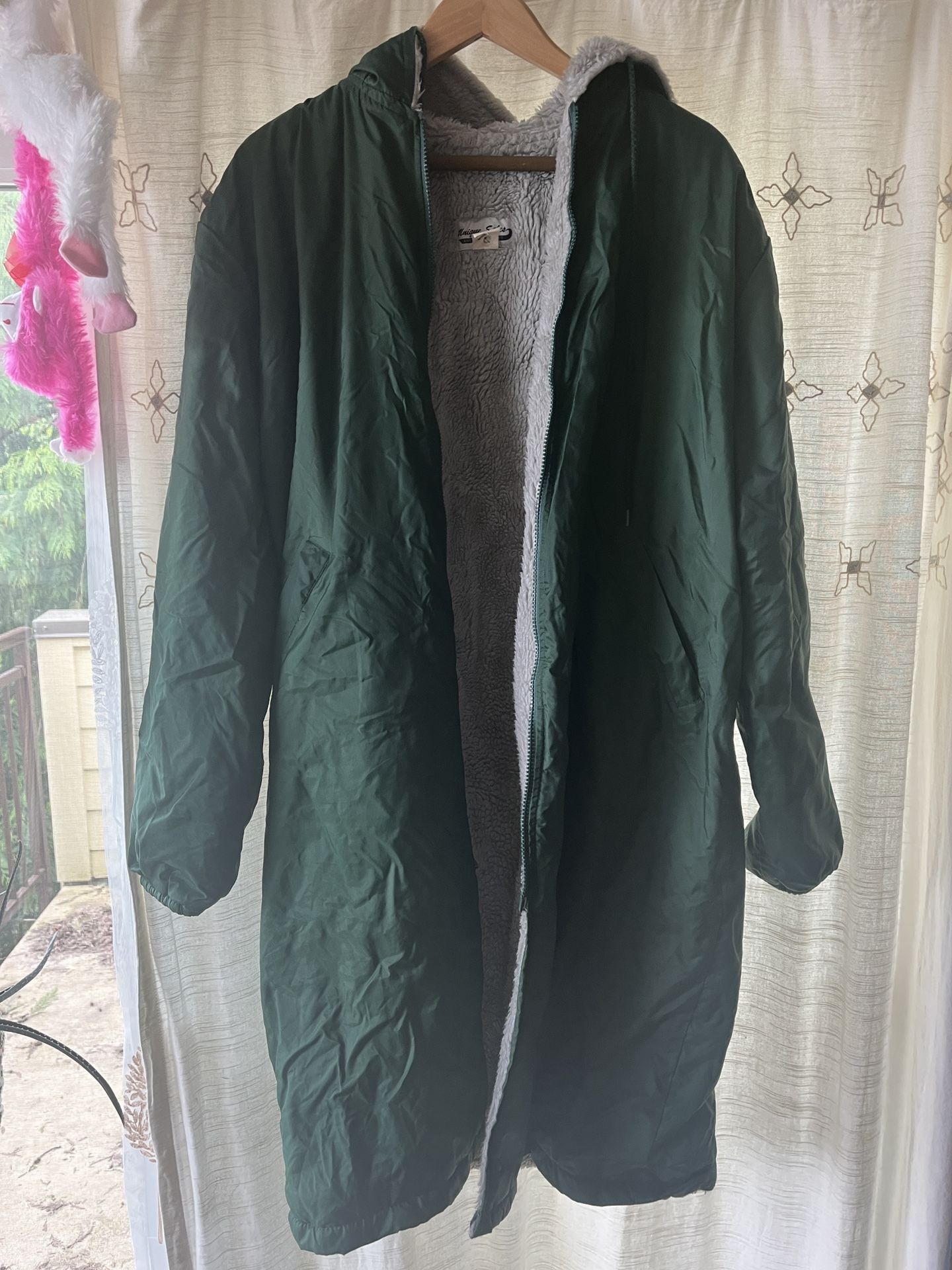 Green Huskies Swim Parka
