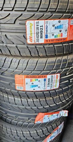 265 40 22 All 4 Tires
