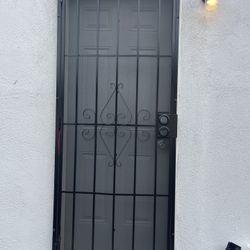 Security Door installation