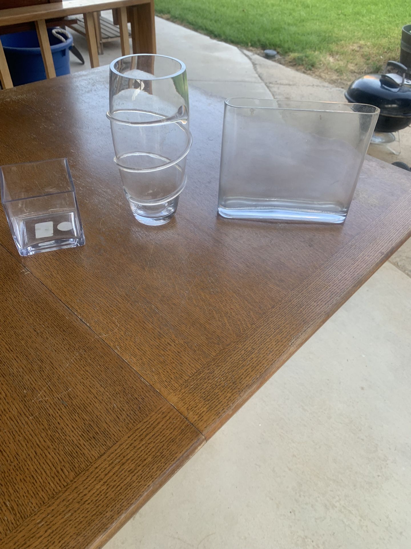 crystal vases