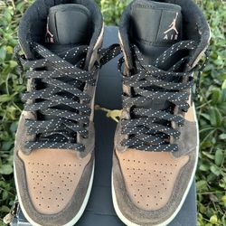 Mid Dark Chocolate 1s - Size 9 - Cond 8.5/10 - OG Box