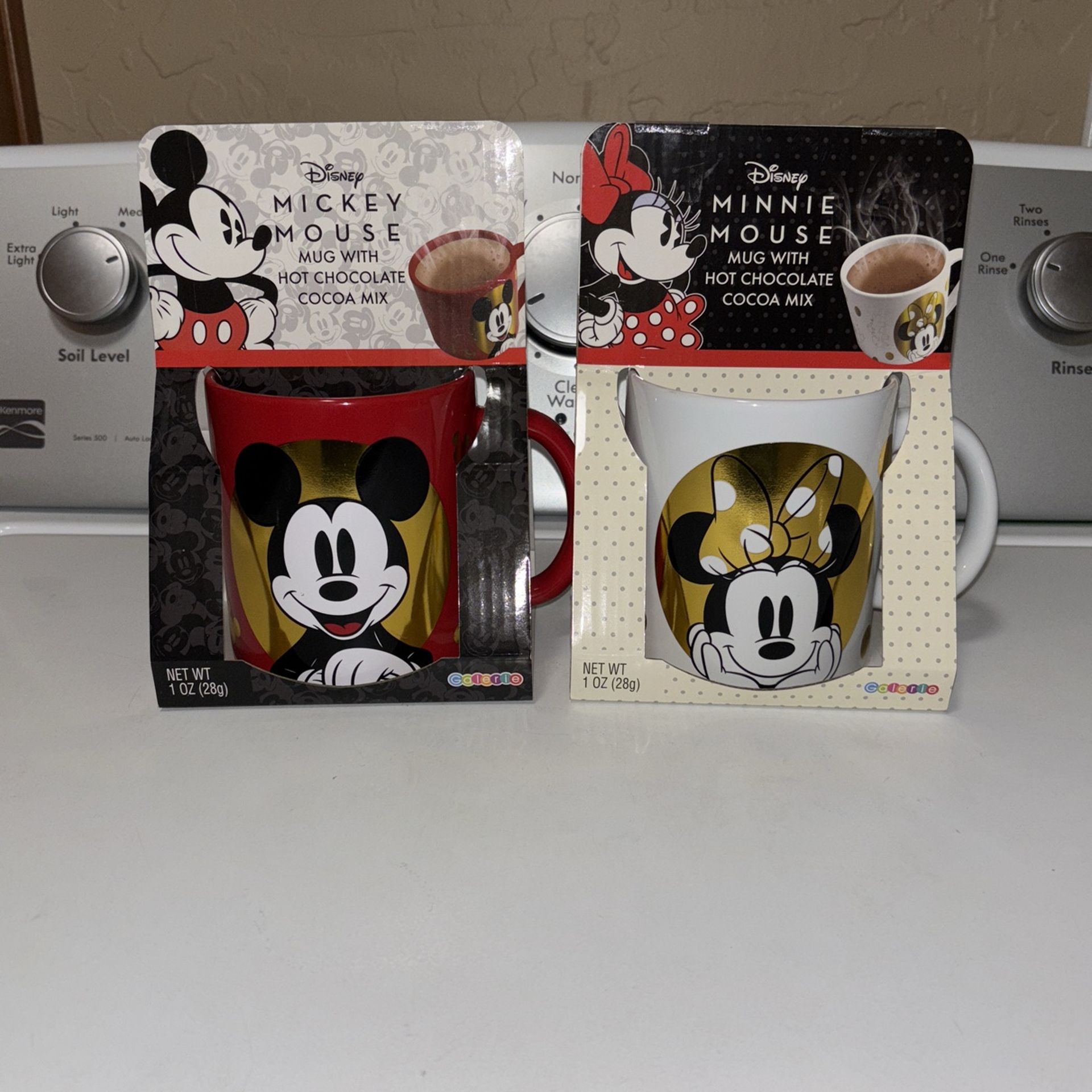 Mickey & Minnie Mouse Cups $15.00 For Both