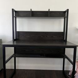 Two Tier Desk - Espresso/Dark Walnut 