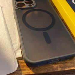 iPhone 13 Black Smoke Clear Case With Glass Protector