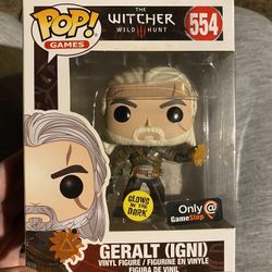Geralt (igni) Funko Pop 554 The Witcher 