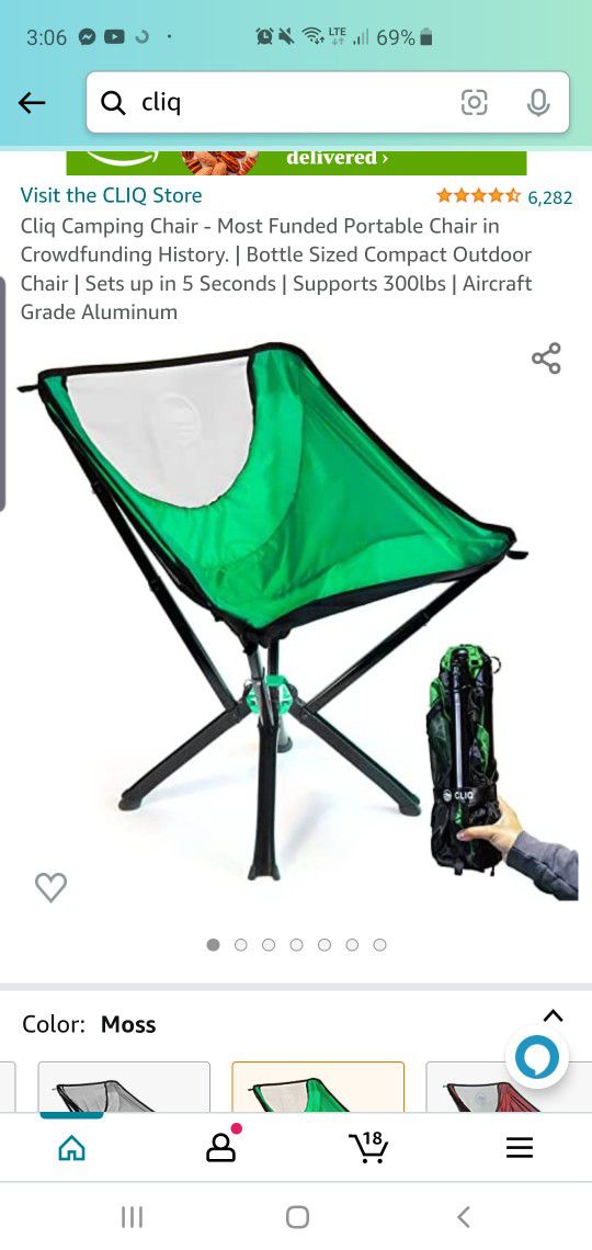 Cliq Camping Chair 