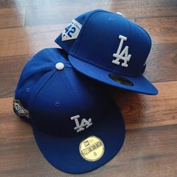 Los Angeles Dodgers New Era 59Fifty Jackie Robinson 42 Side Patch Fitted Hat size 8