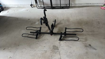 Hitch mounted bike carrier, 1”or 2” receiver
