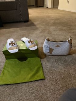 Sandalias TORY BURCH Y bolsa COACH nuevas sin usar