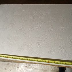 Armstrong Ceilings 2-ft x 4-ft PINEHURST White Mineral fiber Ceiling Tile