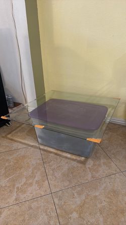 Coffee table Corner glass top 30”