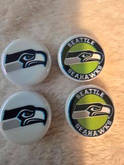 Seattle Seahawks Acrylic Focal Beads