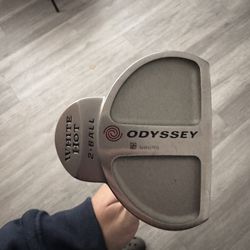 Odyssey 2 Ball Putter White Hot Mallet 35" Original Grip RH