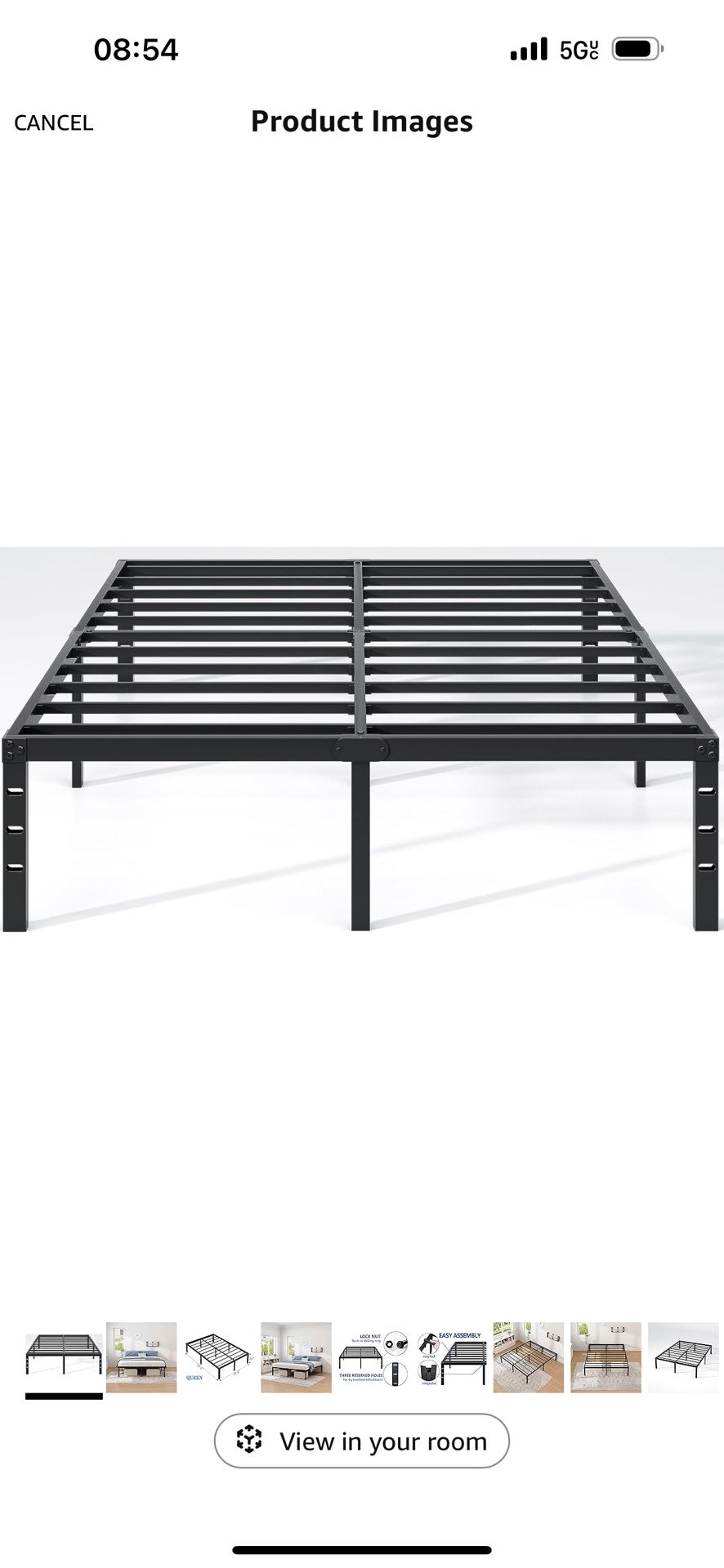 Queen Bed Frame With Underbed Storage