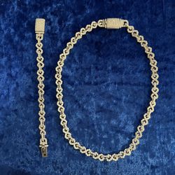 Infinity Chain & Bracelet Set 💎✔️