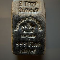 2 oz Monarch Hand Poured Silver Bar 