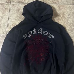 Spider Hoodie Rhinestone