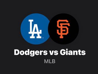 🔥🔥4tx GIANTS VS DODGERS ⚾️⚾️