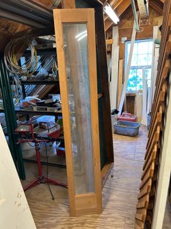 14 in x 80in single glaze French door
