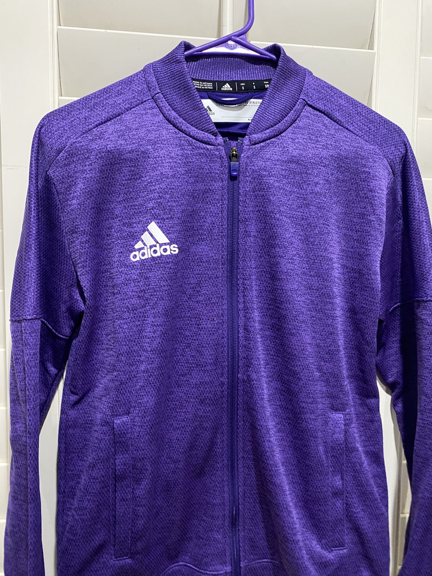 Adidas zip up sport sweaters size S & M only $10 each
