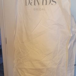 Ivory Strapless Wedding Dress And Accessories 
