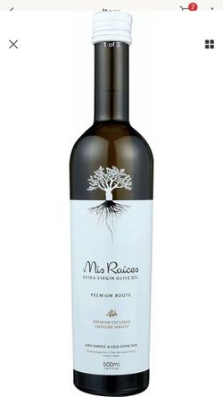 Mis Raices, Olive Oil Extra Virgin Premium Roots, 16.9 (500ML) Fl OZ Exp 3/2020