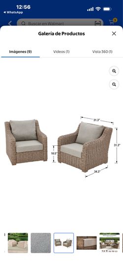 Better Homes & Gardens Bellamy Outdoor Lounge Chairs4 pk , Grey