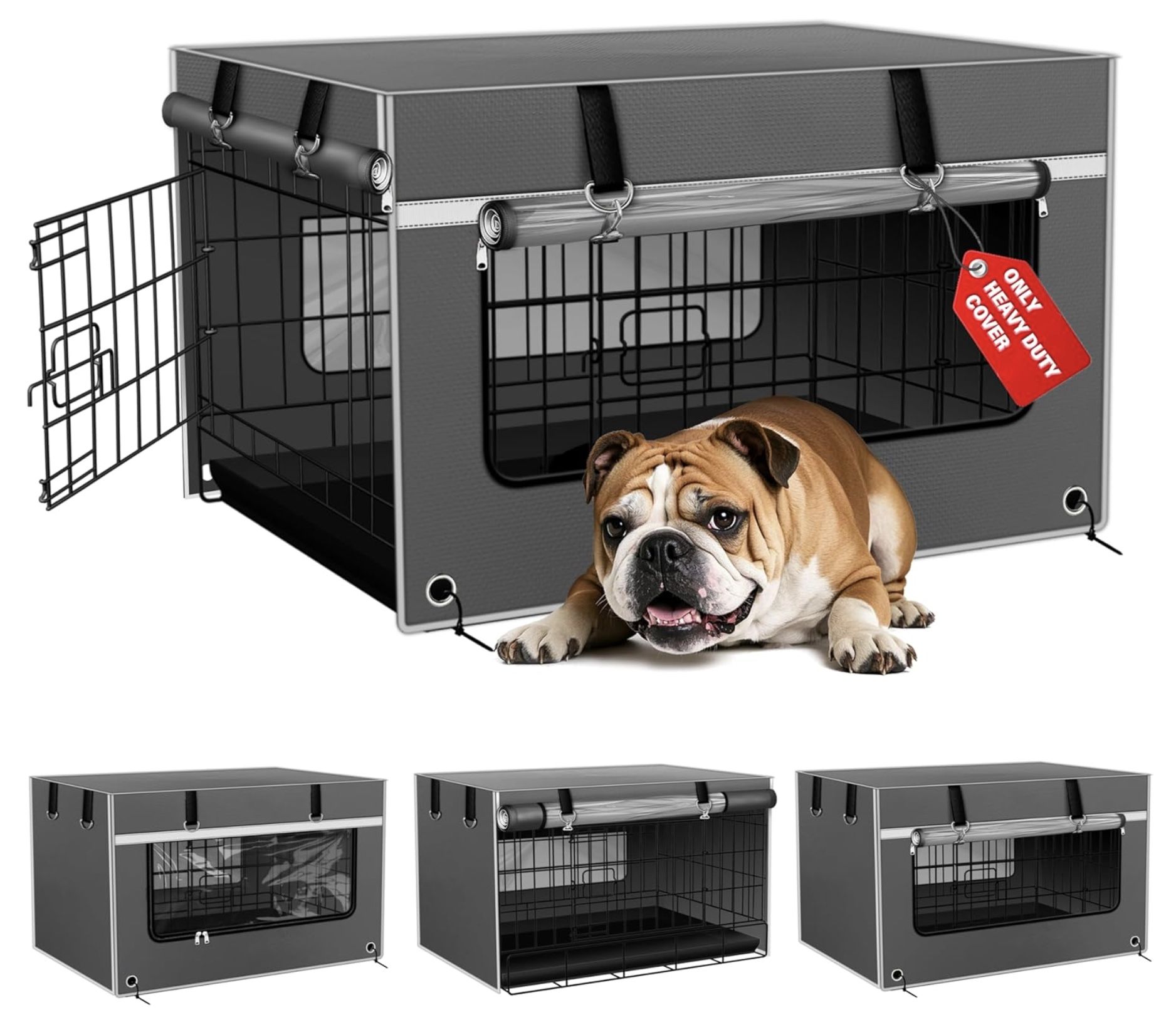 Multi-Functional Dog Crate Cover – Cozy, Calm, and Built to Last