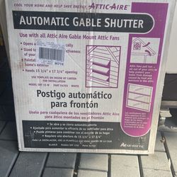 Automatic Gable Shutter